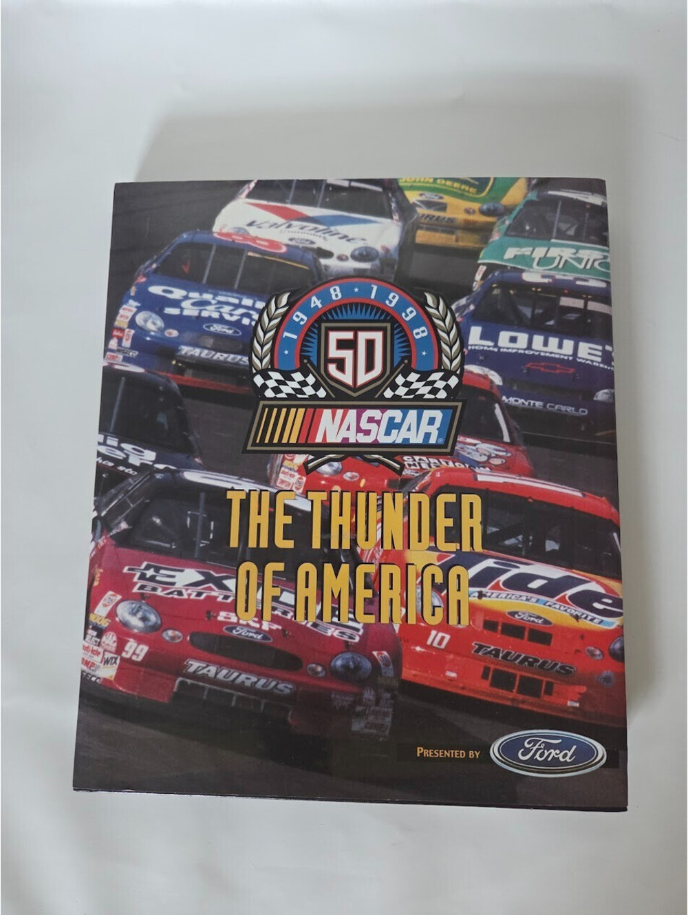 1998 The Thunder Of America NASCAR 50 Years - 50th Anniversary Book 1948-1998